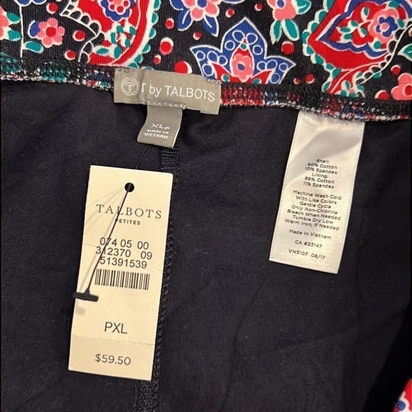 ⭐️ New 3 Piece Bundle Outfit Talbots Cardigan Top & Skort Size PXL - Picture 5 of 16